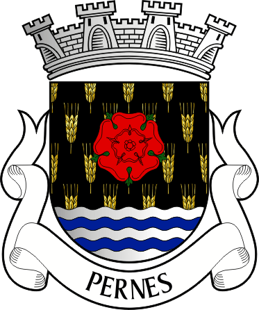 Brasão da freguesia de Pernes - Pernes civil parish, coat-of-arms Brasão da freguesia de Pernes - Pernes civil parish, coat-of-arms