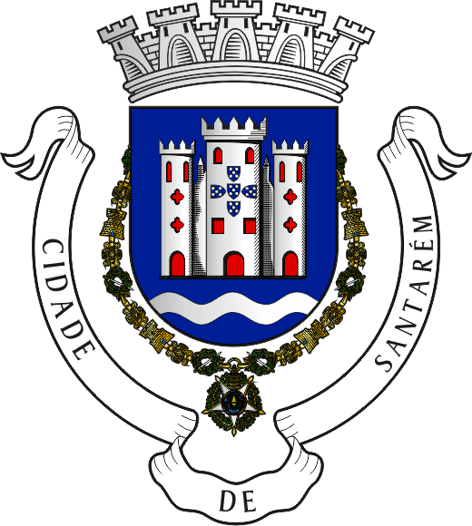 Brasão do Município de Santarém - Santarém municipal coat-of-arms Brasão do Município de Santarém - Santarém municipal coat-of-arms