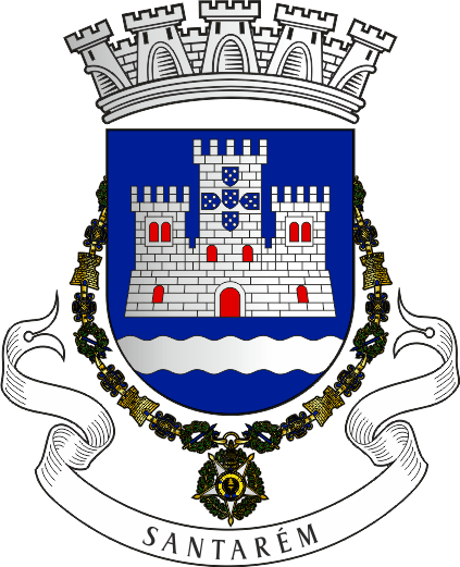 Brasão do Município de Santarém - Santarém municipal coat-of-arms Brasão do Município de Santarém - Santarém municipal coat-of-arms
