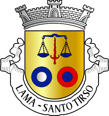 Brasão da antiga freguesia de Lama - Lama former civil parish, coat-of-arms Brasão da antiga freguesia de Lama - Lama former civil parish, coat-of-arms