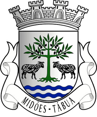 Brasão da freguesia de Midões - Midões civil parish, coat-of-arms Brasão da freguesia de Midões - Midões civil parish, coat-of-arms