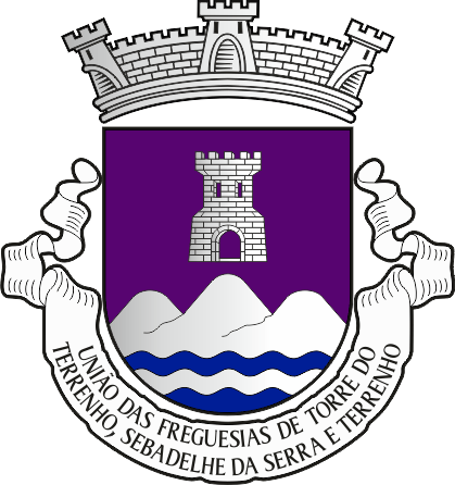 Brasão da União das freguesias de Torre do Terrenho, Sebadelhe da Serra e Terrenho - Torre do Terrenho, Sebadelhe da Serra and Terrenho civil parishes union, coat-of-arms Brasão da União das freguesias de Torre do Terrenho, Sebadelhe da Serra e Terrenho - Torre do Terrenho, Sebadelhe da Serra and Terrenho civil parishes union, coat-of-arms