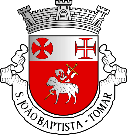 Brasão da antiga freguesia de Tomar (São João Baptista) - Tomar (São João Baptista) former civil parish, coat-of-arms Brasão da antiga freguesia de Tomar (São João Baptista) - Tomar (São João Baptista) former civil parish, coat-of-arms
