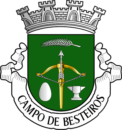 Brasão da freguesia de Campo de Besteiros - Campo de Besteiros civil parish, coat-of-arms Brasão da freguesia de Campo de Besteiros - Campo de Besteiros civil parish, coat-of-arms