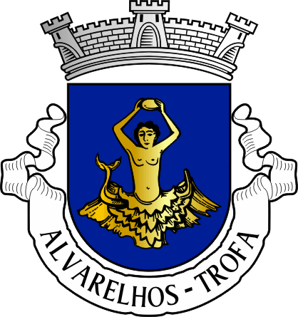 Brasão da antiga freguesia de Alvarelhos - Alvarelhos former civil parish, coat-of-arms Brasão da antiga freguesia de Alvarelhos - Alvarelhos former civil parish, coat-of-arms