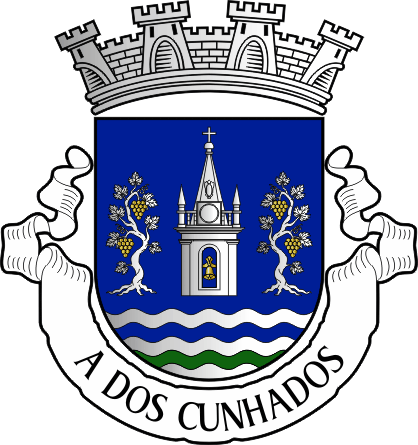 Brasão da antiga freguesia de A dos Cunhados - A dos Cunhados former civil parish, coat-of-arms Brasão da antiga freguesia de A dos Cunhados - A dos Cunhados former civil parish, coat-of-arms