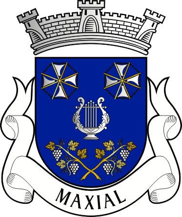 Brasão da antiga freguesia de Maxial - Maxial former civil parish, coat-of-arms Brasão da antiga freguesia de Maxial - Maxial former civil parish, coat-of-arms
