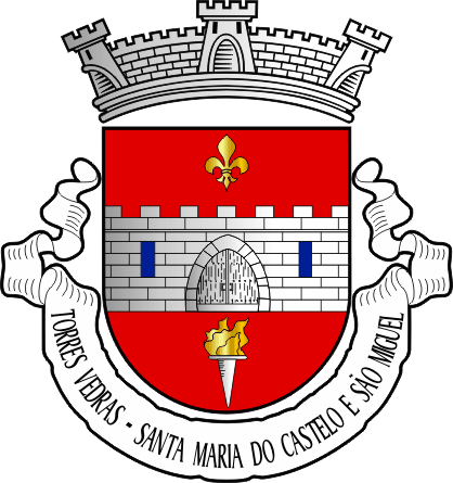 Brasão da antiga freguesia de Torres Vedras (Santa Maria do Castelo e São Miguel) - Torres Vedras (Santa Maria do Castelo and São Miguel) former civil parish, coat-of-arms