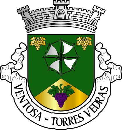Brasão da freguesia de Ventosa - Ventosa civil parish, coat-of-arms Brasão da freguesia de Ventosa - Ventosa civil parish, coat-of-arms