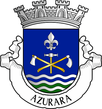 Brasão da freguesia de Azurara - Azurara civil parish, coat-of-arms Brasão da freguesia de Azurara - Azurara civil parish, coat-of-arms