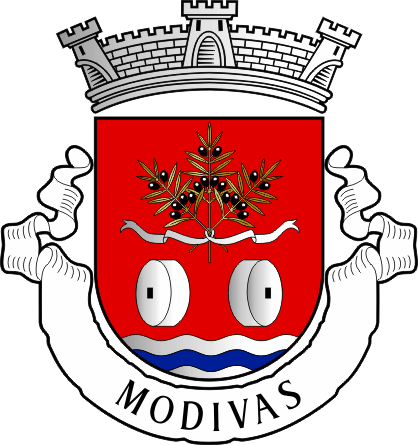 Brasão da freguesia de Modivas - Modivas civil parish, coat-of-arms Brasão da freguesia de Modivas - Modivas civil parish, coat-of-arms