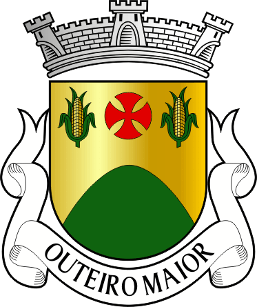 Brasão da antiga freguesia de Outeiro Maior - Outeiro Maior former civil parish, coat-of-arms Brasão da antiga freguesia de Outeiro Maior - Outeiro Maior former civil parish, coat-of-arms