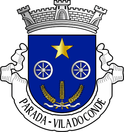 Brasão da antiga freguesia de Parada - Parada former civil parish, coat-of-arms