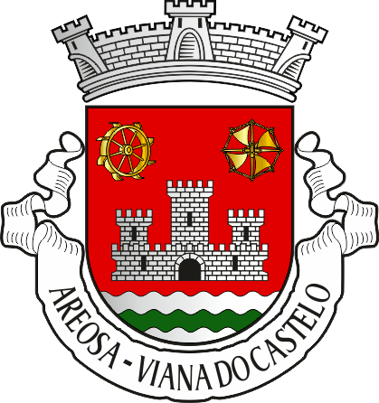 Brasão da freguesia de Areosa - Areosa civil parish, coat-of-arms Brasão da freguesia de Areosa - Areosa civil parish, coat-of-arms