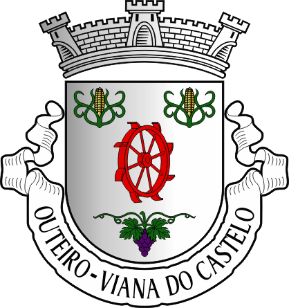 Brasão da freguesia de Outeiro - Outeiro civil parish, coat-of-arms Brasão da freguesia de Outeiro - Outeiro civil parish, coat-of-arms