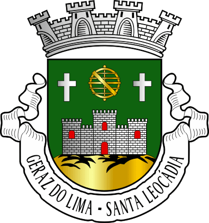Brasão da antiga freguesia de Geraz do Lima (Santa Leocádia) - Geraz do Lima (Santa Leocádia) former civil parish, coat-of-arms Brasão da antiga freguesia de Geraz do Lima (Santa Leocádia) - Geraz do Lima (Santa Leocádia) former civil parish, coat-of-arms