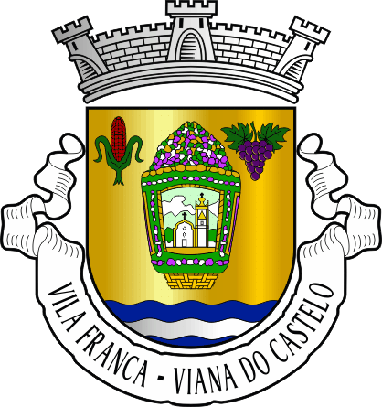 Brasão da freguesia de Vila Franca - Vila Franca civil parish, coat-of-arms Brasão da freguesia de Vila Franca - Vila Franca civil parish, coat-of-arms