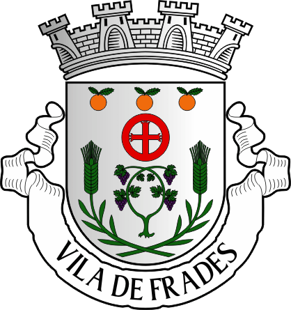 Brasão da freguesia de Vila de Frades - Vila de Frades civil parish, coat-of-arms Brasão da freguesia de Vila de Frades - Vila de Frades civil parish, coat-of-arms