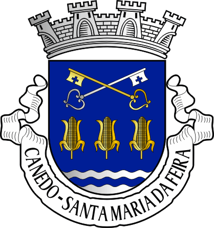 Brasão da antiga freguesia de Canedo - Canedo former civil parish, coat-of-arms Brasão da antiga freguesia de Canedo - Canedo former civil parish, coat-of-arms