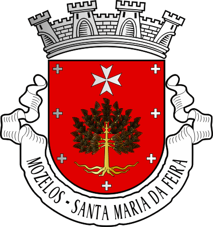Brasão da freguesia de Mozelos - Mozelos civil parish, coat-of-arms Brasão da freguesia de Mozelos - Mozelos civil parish, coat-of-arms