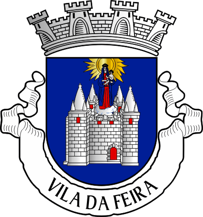 Brasão do Município de Santa Maria da Feira - Santa Maria da Feira municipal coat-of-arms Brasão do Município de Santa Maria da Feira - Santa Maria da Feira municipal coat-of-arms