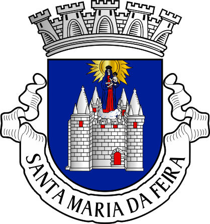 Brasão do Município de Santa Maria da Feira - Santa Maria da Feira municipal coat-of-arms Brasão do Município de Santa Maria da Feira - Santa Maria da Feira municipal coat-of-arms