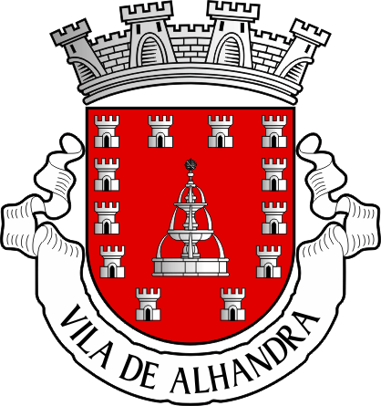 Brasão da antiga freguesia de Alhandra - Alhandra former civil parish, coat-of-arms