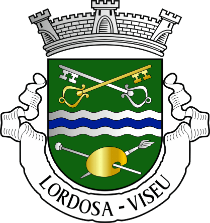 Brasão da freguesia de Lordosa - Lordosa civil parish, coat-of-arms Brasão da freguesia de Lordosa - Lordosa civil parish, coat-of-arms