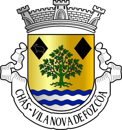 Brasão da freguesia de Chãs - Chãs civil parish, coat-of-arms
