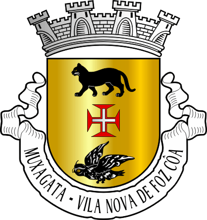 Brasão da freguesia de Muxagata - Muxagata civil parish, coat-of-arms Brasão da freguesia de Muxagata - Muxagata civil parish, coat-of-arms
