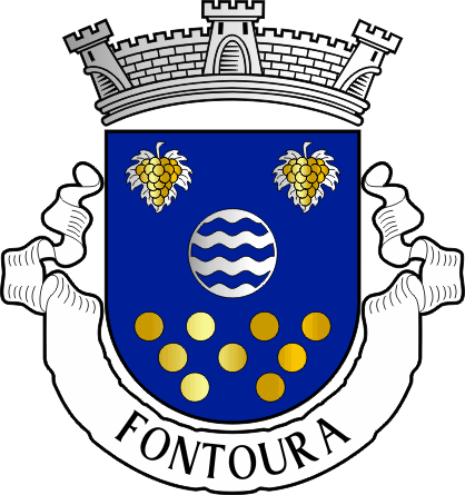 Brasão da freguesia de Fontoura - Fontoura civil parish, coat-of-arms Brasão da freguesia de Fontoura - Fontoura civil parish, coat-of-arms