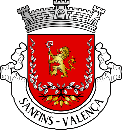 Brasão da antiga freguesia de Sanfins - Sanfins former civil parish, coat-of-arms Brasão da antiga freguesia de Sanfins - Sanfins former civil parish, coat-of-arms