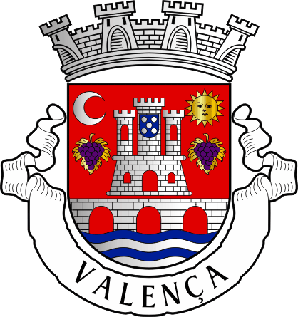 Brasão do Município de Valença - Valença municipal coat-of-arms Brasão do Município de Valença - Valença municipal coat-of-arms