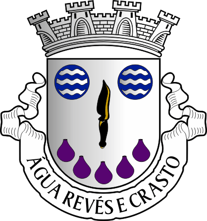 Brasão da freguesia de Água Revés e Crasto - Água Revés and Crasto civil parish, coat-of-arms Brasão da freguesia de Água Revés e Crasto - Água Revés and Crasto civil parish, coat-of-arms
