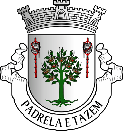 Brasão da freguesia de Padrela e Tazem - Padrela and Tazem civil parish, coat-of-arms Brasão da freguesia de Padrela e Tazem - Padrela and Tazem civil parish, coat-of-arms