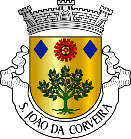 Brasão da freguesia de São João da Corveira - São João da Corveira civil parish, coat-of-arms