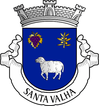 Brasão da freguesia de Santa Valha - Santa Valha civil parish, coat-of-arms Brasão da freguesia de Santa Valha - Santa Valha civil parish, coat-of-arms