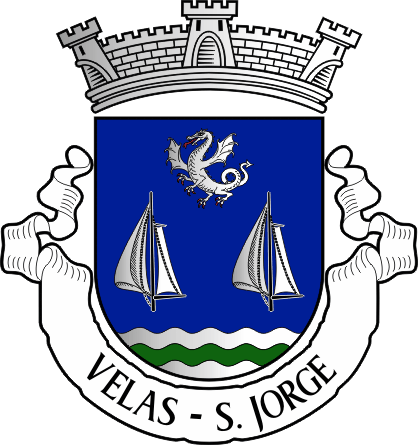 Brasão da freguesia de Velas (São Jorge) - Velas (São Jorge) civil parish, coat-of-arms Brasão da freguesia de Velas (São Jorge) - Velas (São Jorge) civil parish, coat-of-arms