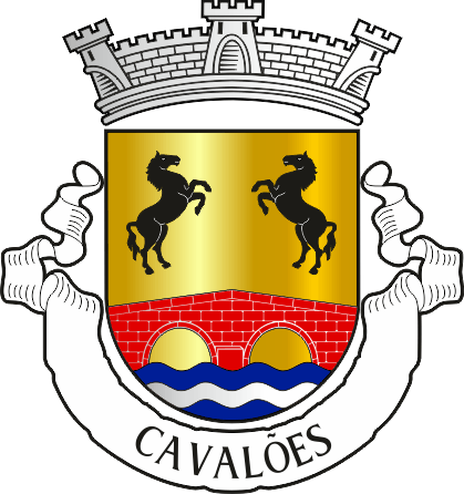Brasão da antiga freguesia de Cavalões - Cavalões former civil parish, coat-of-arms Brasão da antiga freguesia de Cavalões - Cavalões former civil parish, coat-of-arms
