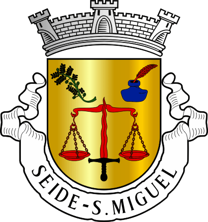Brasão da antiga freguesia de Seide (São Miguel) - Seide (São Miguel) former civil parish, coat-of-arms Brasão da antiga freguesia de Seide (São Miguel) - Seide (São Miguel) former civil parish, coat-of-arms