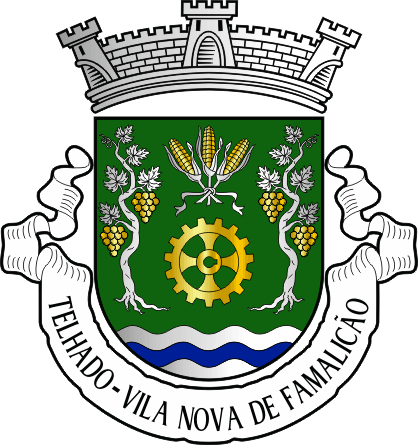 Brasão da antiga freguesia de Telhado - Telhado former civil parish, coat-of-arms Brasão da antiga freguesia de Telhado - Telhado former civil parish, coat-of-arms