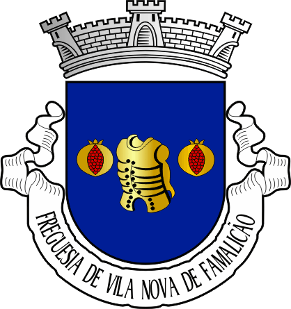 Brasão da antiga freguesia de Vila Nova de Famalicão - Vila Nova de Famalicão civil parish, coat-of-arms Brasão da antiga freguesia de Vila Nova de Famalicão - Vila Nova de Famalicão former civil parish, coat-of-arms