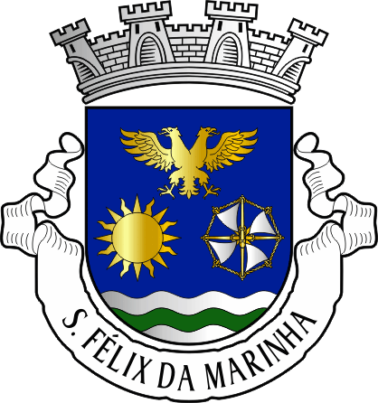 Brasão da freguesia de São Félix da Marinha - São Félix da Marinha civil parish, coat-of-arms
