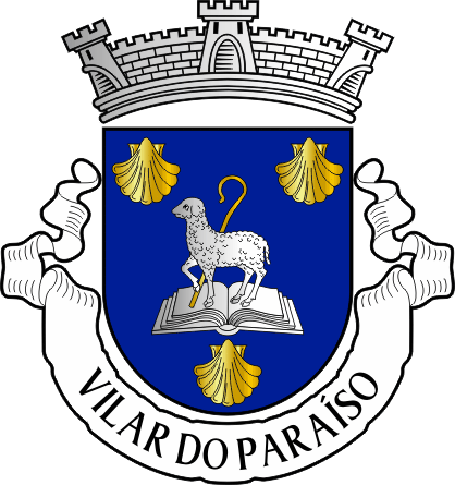 Brasão da antiga freguesia de Vilar do Paraíso - Vilar do Paraíso former civil parish, coat-of-arms