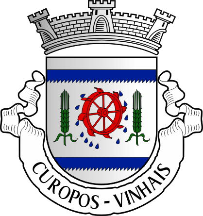 Brasão da antiga freguesia de Curopos - Curopos former civil parish, coat-of-arms