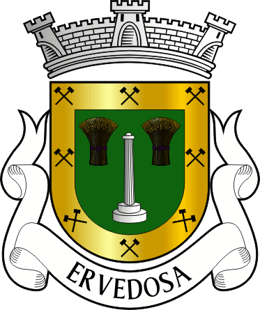 Brasão da freguesia de Ervedosa - Ervedosa civil parish, coat-of-arms