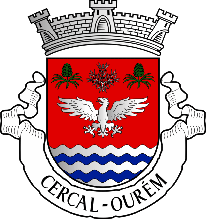 Brasão da antiga freguesia de Cercal - Cercal former civil parish, coat-of-arms Brasão da antiga freguesia de Cercal - Cercal former civil parish, coat-of-arms