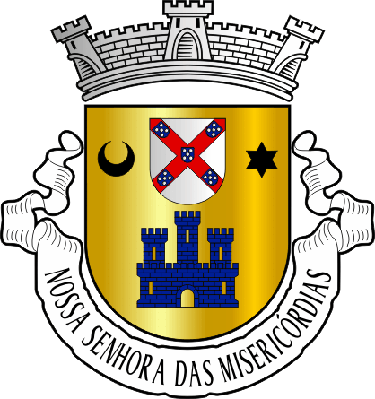 Brasão da freguesia de Ourém (Nossa Senhora das Misericórdias) - Ourém (Nossa Senhora das Misericórdias) civil parish, coat-of-arms