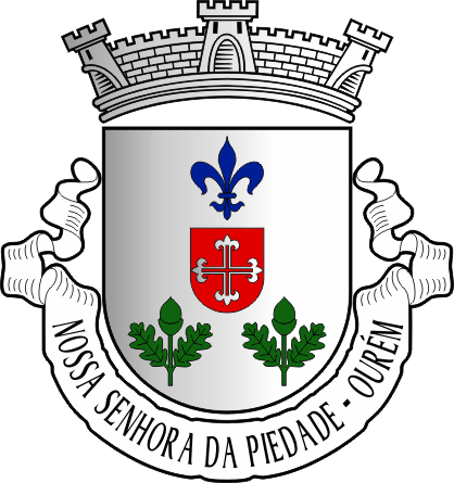Brasão da freguesia de Ourém (Nossa Senhora da Piedade) - Ourém (Nossa Senhora da Piedade) civil parish, coat-of-arms