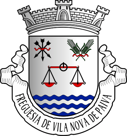Brasão da antiga freguesia de Vila Nova de Paiva - Vila Nova de Paiva former civil parish, coat-of-arms Brasão da antiga freguesia de Vila Nova de Paiva - Vila Nova de Paiva former civil parish, coat-of-arms